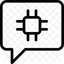프로세서 채팅  아이콘