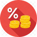 Percentage Coins Share Icon