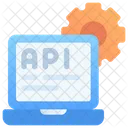 API Laptop Programa Ícone