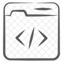 Codificacao Web Programacao Programa De Software Ícone