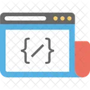 Web Desenvolvimento Codificacao Ícone