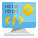 Programing Coding Monitor Icon