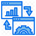 Website Graph Gear Icon