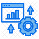 Websit Graph Gear Icon