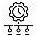 Project Timeline Canvas Visual Overview Icon