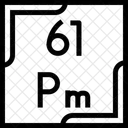 Prometio Tabla Periodica Quimica Icono