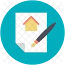 Property Paper House Icon