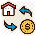 Property Transaction Real Estate Transaction Home Transaction Icon