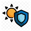 Sun Protection Shield Icon