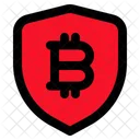 Protection Shield Blockchain Icon