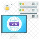 Vpn Proxy Server Server Security Icon