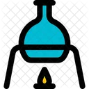 Quemadura de prueba de Erlenmeyer  Icono