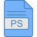 Ps Archivo Formato Icono