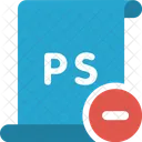 Ps Adobe Archivo Icono