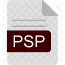 Psp Archivo Formato Icono