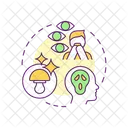 Psychoactive Mushroom Psychedelic Mushrooms Magic Mushrooms Icon