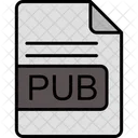 Pub File Format Icon