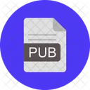 Pub File Format Icon