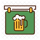 Pub Bar Sign Board Sign Board Icon