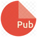 Pub File Format Icon