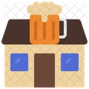 Pub Building Bar Icon