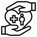 公衆衛生、健康、ケア アイコン