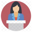 Public Speaker Orator Icon