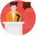 Public Speaking Political Speech Candidate Speech Icon