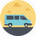 Minivan Rent Transport Icon