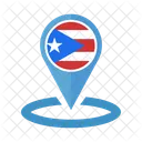 Puerto Ricol Bandera Icono