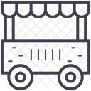 Quiosco Comida Stand Icono