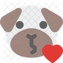 Pug Kiss  Icon