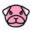 Pug Pouting Icon