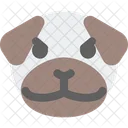 Pug Pouting  Icon