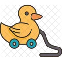 Pull Duck Toy Icon