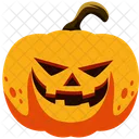 Pumpkin Halloween Monster Icon