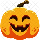 Pumpkin Halloween Monster Icon