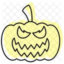 Pumpkin Halloween Scary Icon