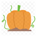 Pumpkin Halloween Fruit Icon