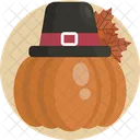 Thanksgiving Pumpkin Hat Icône