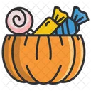 Pumpkin Halloween Scary Icon