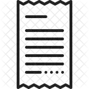구매 영수증 전자상거래 아이콘