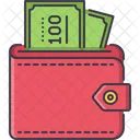 Purse Banknote Payment Icon