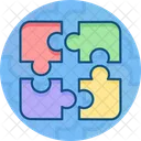 Complex Puzzle Solution Icon