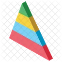 Pyramid Chart Graphical Representation Charting Application Icon