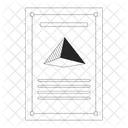 Pyramid Triangular Geometry Math Triangle Shape Icon