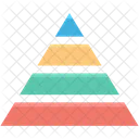 Pyramide Tableau Graphique Icône