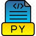 Python File Coding Extension Icône