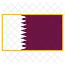 Qatar Flag Country Icon