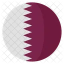 Qatar Flag Country Icon